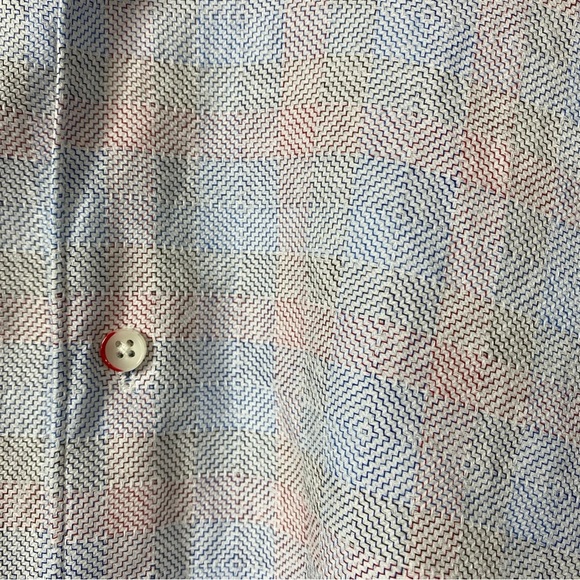 Visconti Black Signature Series Long Sleeve Flip Cuff Button Down Colorful Large - Picture 3 of 8